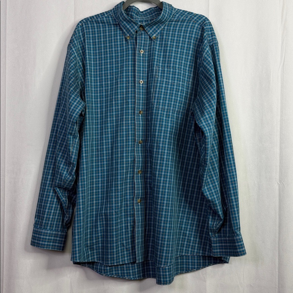 L.L. Bean Men's Traditional Fit Plaid Button Shirt